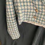 Jason Wu : Sky Blue/White Tweed Cropped Blazer & Skort Set- size 10 Photo 5