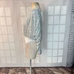 Lovers + Friends Silver Sequin Ginger Faux Wrap Open Back Bodysuit Small Photo 8