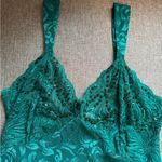 Victoria's Secret Victoria’s Secret Esmerald Green Gold Label Night Gown Sz L (Vintage) Photo 12