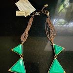 Amrita Singh Reversible Bermuda coral/turquoise statement necklace. Photo 8