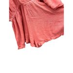 Topshop Romper Size Med Pink Bohemian Tie Back Flowy Boho Open Back Hippie Photo 3