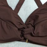 La Blanca Java (Brown) Island Goddess Underwire Twist Front Bra Top Size 8 New Photo 1