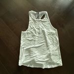 Peloton Terez White and Black Striped Tank Top Photo 1