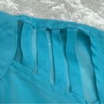 Wishful park  sheer Vneck Blouse women’s medium Photo 8