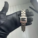Gucci  Vintage Unisex Watch | Square Black Dial Stainless Steel Bracelet Photo 5