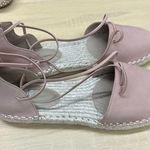 Eileen Fisher  Flat Elastic Lace Up Espadrilles Tan Women's Size 6 NWOT Photo 5