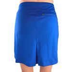 Nike  Golf Blue High Waist Back Slit Tennis Athletic Straight Mini Skirt Size S Photo 2