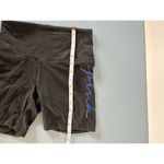 Pink womens black biker shorts size XS with logo Photo 5
