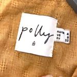 Princess Polly  Astro Mini Dress Mustard Gold Yellow Textured‎ Tiered Ruffle Size Photo 9