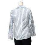 Philosophy NWT  Linen Blend Blazer  Coastal Beachy Prep Single Button Nautical Photo 6