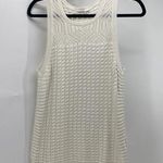 Gap open knit sleeveless split side to fit over hips sweater top Photo 0