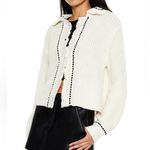 Forever 21 Stitched-Trim Cardigan Sweater Photo 11