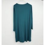 J Jill LS Wearever Teal Green Dress S Minimalist Capsule Staple Business Casual Photo 2
