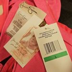 Jessica Simpson 💕💕 Glitter Bomb Bikini ~ Pop Pink Large L NWT Photo 8