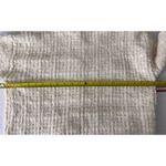 AQUA  Women's Cream Boucle Knit Cardigan Gold Button Front Pockets M‎ Photo 6