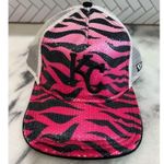 MLB KANSAS CITY ROYALS Zebra Print NEW ERA WOMEN’s Hat Cap pink and black Photo 7