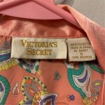 Victoria's Secret Vintage Gold Label Pink and Paisley Blouse Top Women's S Photo 4