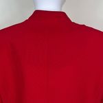 R&K Originals Vintage Cropped Red Power Blazer Size 12 Photo 10