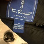 Tori Richard Black Cotton Mini Skirt Size 12 Photo 8