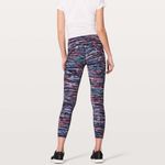 Lululemon  Fast & Free 7/8 Tight Nulux 25" in Hinshu Alpine‎ White Multi Size 12 Photo 1
