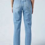 PacSun Medium Blue Asymmetrical Dad Jeans Photo 1
