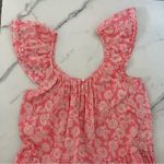 The Great Whipstitched Plumeria midi Dress tiered pink Floral prairie Sz XS Photo 8