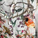 Aratta Lilia Embroidered Floral Embellished Button Photo 2