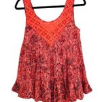 Free People Oversized Tank Top Blouse Size: XS Perfect Swimsuit Cover-up Photo 0