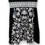 Nanette Lepore Nannette Lepore Good Karma Intarsia Knit Black Floral Sheath Dress Photo 11