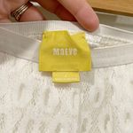 Anthropologie MAEVE Eyelet Pleated Antique White Skirt Photo 3