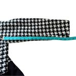 Talbots Houndstooth Blazer Jacket Colorblock Wool Blend Size 14 Petite Photo 4