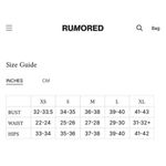 NWT Rumored Waterfall polka dot sheer Mini dress Black Size M Photo 5