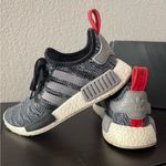 Adidas NMD R1 Core Black Red Loop Grey Stripes Casual Sneakers 5.5 with Box Photo 3