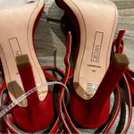 Deltan NWOB Miranda RED Leather Ankle Bow
Dress Sandals Heels SIZE 9 Photo 5