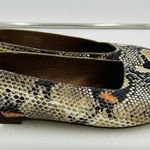 Madewell The Cory D-Orsay Flat Snake Embossed Leather Women’s Size 6 Slip On Photo 4