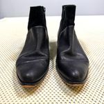Isola Black Leather Suede Booties Photo 7