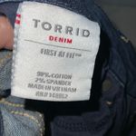 Torrid  Bootcut High Waist Stretchy Faded Denim Blue Jeans 18XS 28” Inseam Photo 12