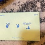 Off-White  Burrow-22 Tie Dye Shoulder Bag Blue And White Photo 7