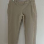 Garnet Hill Khaki cropped Pants sz 10 Photo 0