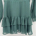 Showpo Are You Gonna Kiss Me Cuffed Long Sleeve Mini Dress Emerald‎ Green Size 4 Photo 4