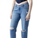 PacSun Eco Medium Indigo V-Dip Ripped '90s Straight Leg Jeans NWT Size 26 Photo 0