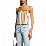 Veronica Beard  Harmoni Sequined Top Striped Tube Top Size 0 Photo 1