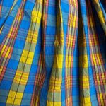 Free People Bridget Mini Dress Plaid Summer Cutout Vacation Size XS Rare Smocked Photo 8