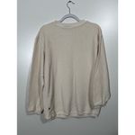 Pennant “Soup Group” Sweatshirt in Cream with Green Embroidery Size Medium Photo 2