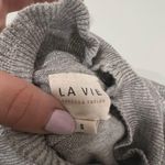 Rebecca Taylor La Vie Gray Ruffle Turtleneck Sweater Size Small Photo 5