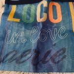 Aerie Blue & Yellow Multicolor Loco in Love Pineapple Beach Bag Tote Women Photo 6