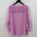 River Island  Pastel Pink Ruffle Blouse Size 22 NWOT Photo 7