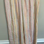 Ruby Rd. Pastel Striped Pants. NWOT Pink Size M Photo 0