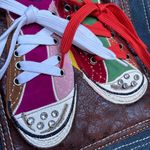 Vintage Converse Denim Crossbody Bag Pink Photo 12