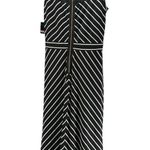 Just Taylor Bodycon Fit and Flair Maxi Black and White Striped Dress 10 NWT Photo 5
